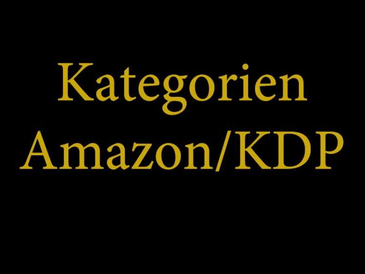 Amazon-KDP-Kategorien